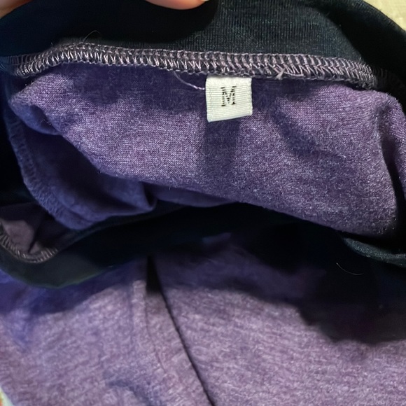 Purple/Navy long sleeve tee. - Picture 3 of 3